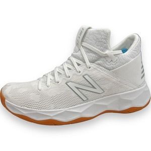 New Balance Freeze V2 Mens Size 6 Lacrosse Shoes White Gum FREEZBW2 EUC!